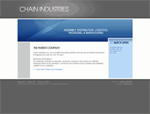 Tablet Screenshot of chainindustries.com